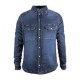 koszula John Doe Motoshirt XTM® denim ciemna