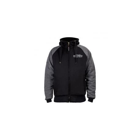 Bluza z kapturem John Doe Zip 2 kolor czarny/szary