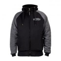 Bluza z kapturem John Doe Zip 2 kolor czarny/szary