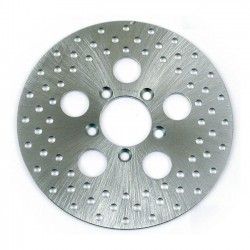 "TARCZA HAMULCOWA NIERDZEWNA WIERCONA, 10 CALI 78-83 XL 77-83 FX FXR(NU) Z ALUMINIOWĄ PIASTĄ W STYLU DIABOLO"