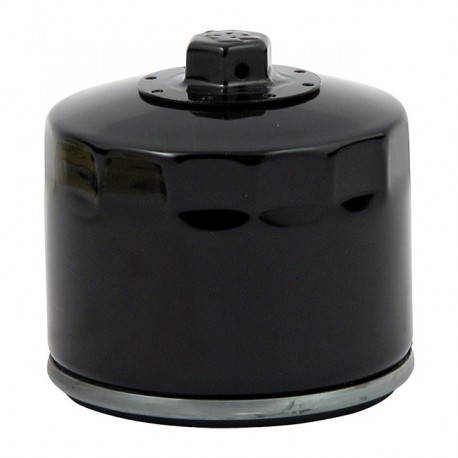 MCS, filtr oleju typu spin-on z nakrętką. Czarny 80-E84 XL L82-84 FL FX 85-86 FXWG FXSB FXEF (wyłączając FXST) (NU)