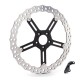 Arlen Ness, zestaw przedniego tarcza hamulcowa 15" Jagged Big Brake Rotor. Lewa strona 18-23 Softail z nieodwróconymi widełkam