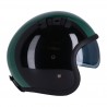 Kask Roeg Jett w kolorze wyścigowej zieleni, rozmiar L.