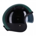 Kask Roeg Jett w kolorze wyścigowej zieleni, rozmiar S.
