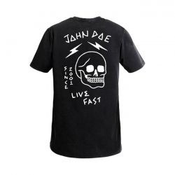 Czarna koszulka John Doe Live fast Skull