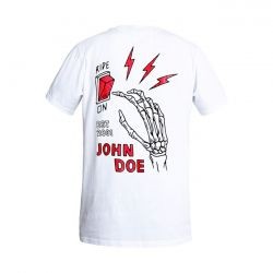 Biała koszulka John Doe Ride On