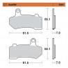 Klocki hamulcowe Moto-Master RoadPro. Syntetyczne, przednie i tylne: 08-23 Touring 06-17(NU)V-Rod. Przednie: 09-13 & 19-23 Trike