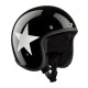 Kask Bandit Jet Star czarno-biały uniseks rozmiar 2XL (62)
