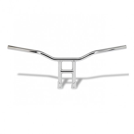 Kierownica Biltwell Tyson 10" chromowana 82-22 H-D (wyłączając 08-22 e-throttle) z rozstawem śrub montażowych 3-1/2" (NU)