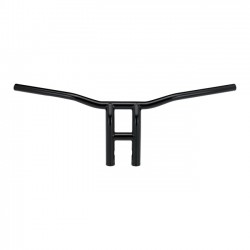 Biltwell Tyson XL kierownica zgięta do tyłu 10" czarna z otworami 82-22 H-D (z wyjątkiem 08-22 z e-gazem) z odległością 3-