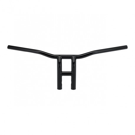 Biltwell Tyson XL kierownica zgięta do tyłu 10" czarna z otworami 82-22 H-D (z wyjątkiem 08-22 z e-gazem) z odległością 3-