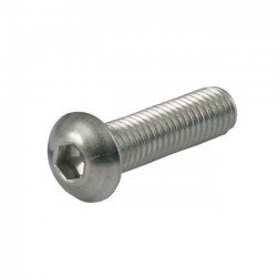 ŚRUBA Z GŁÓWKĄ OKRĄGŁĄ M8 X 12 MM, NIERDZEWNA
