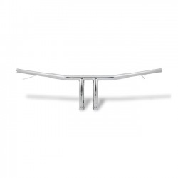 Kierownica Fat Wishbone o średnicy 1-1/4". Chromowana, pasuje do motocykli Harley-Davidson 82-22 (z wyjątkiem modeli z e-gazem