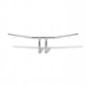 Kierownica Fat Wishbone o średnicy 1-1/4". Chromowana, pasuje do motocykli Harley-Davidson 82-22 (z wyjątkiem modeli z e-gazem
