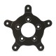 Arlen Ness, Adapter tarczy hamulcowej Touring. Koła OEM. Czarny