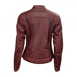 Damska kurtka Roland Sands Riot w kolorze oxblood