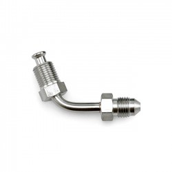 Goodridge, adapter hamulca ABS z przodu. Chrom