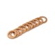 Podkładki przewodów hamulcowych Goodridge, 3/8" (10mm). Miedziane
