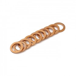 Podkładki przewodów hamulcowych Goodridge, 3/8" (10mm). Miedziane