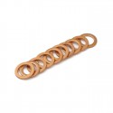 Podkładki przewodów hamulcowych Goodridge, 3/8" (10mm). Miedziane