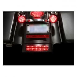 Custom Dynamics, końcówka tylnego błotnika Tri-Bar LED. Czerwona soczewka
