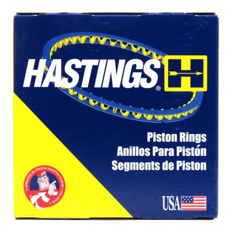 Hastings, zestaw pierścieni tłokowych o średnicy 3-1/2". Chr/Moly. STD
