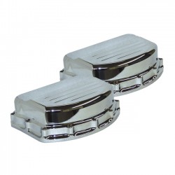 Paughco, osłony rockerów. Niestandardowy styl aluminium. Chrom