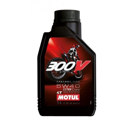 Olej silnikowy 4T 5W40 MOTUL 300V Off Road 1l 4T estrowy PRZEWYŻSZA JASO MA2 Syntetyczny