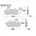 Klocki hamulcowe TRW Lucas MCB612 (2 szt.)