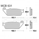 Klocki hamulcowe TRW Lucas MCB631SH (2 szt.)