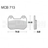 Klocki hamulcowe TRW Lucas MCB713 (2 szt.)