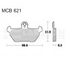 Klocki hamulcowe TRW Lucas MCB621SV (2 szt.)