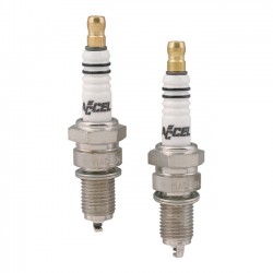 Zestaw świec zapłonowych Accel, U-groove platinum. 14mm L78-82 FL L78-79 FX 84-99 Evo B.T. (z wyłączeniem Twin Cam) (NU).