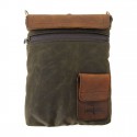 Longride, mała torba Heritage woskowana duffle/tank. Khaki/Ranger Uniwersalna.