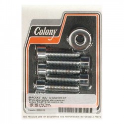 ZESTAW ŚRUB KOŁA TYLNĄ KOLONIĄ 7/16 Koła z odlewanego aluminium: 93-96 wszystkie B.T. 97-98 FLT 91-99 XL. Koła z odlewan