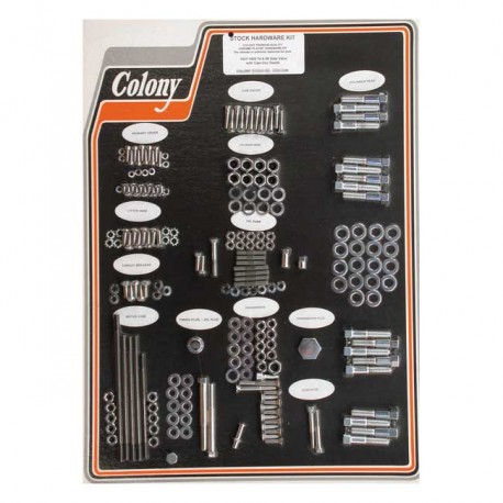 ZESTAW ŚRUB SILNIKA COLONY 37-39 74"/80" U MODELS Z ŻELIWNYMI GŁOWICAMI (NU)