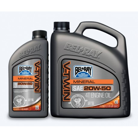 OLEJ BEL-RAY V-TWIN MINERALNY 4T 20W-50 4L
