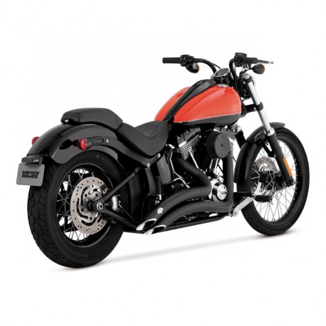 Vance & Hines, wydech harrley davidson 2-1 / 2 "Big Radius 2-2. Czarny