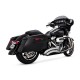TOURING 17-20 Vance & Hines, wydech 2-1 / 2 "Big Radius 2-2. Chrom