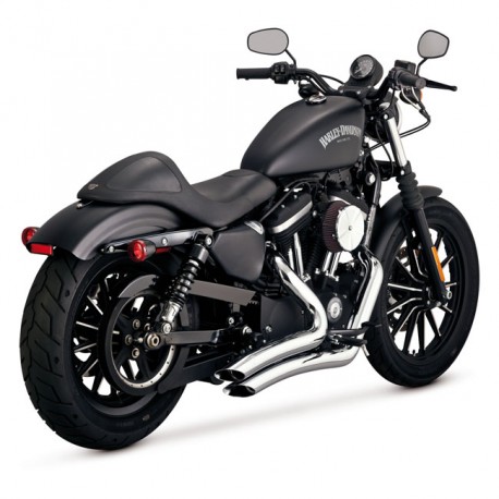XL 14-20 Vance & Hines, wydech 2-1 / 2 "Big Radius 2-2. Chrom