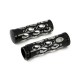 MANETKI ALUMINIOWE 25,4 MM CRACKER CZARNE
