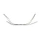 KIEROWNICA Fatbar, 1 1/4 "w stylu plażowym, chrom