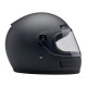 Kask Biltwell Gringo SV w kolorze matowej czerń, rozmiar XL.