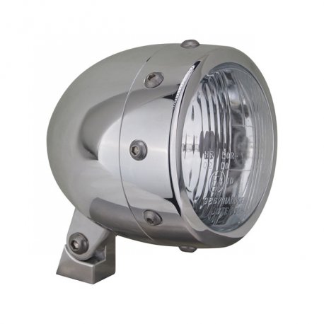 LAMPA PRZÓD HKC RETRO 4-1 / 2 ", POLEROWANE ALUMINUM