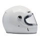 Kask Biltwell Gringo SV w kolorze błyszczącej bieli, rozmiar XL.