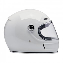 Kask Biltwell Gringo SV w kolorze błyszczącej bieli, rozmiar XL.