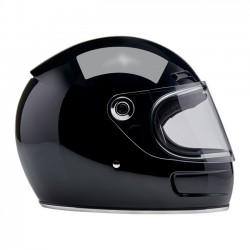Kask Biltwell Gringo SV w kolorze czarnym połyskującym, rozmiar 2XL.