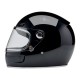 Kask Biltwell Gringo SV w kolorze czarnym połyskujący S