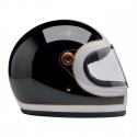 Kask Biltwell Gringo S w kolorze błyszczącej bieli/czarny tracker XS.