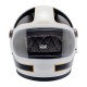 Kask Biltwell Gringo S w kolorze błyszczącej bieli/czarny tracker XS.